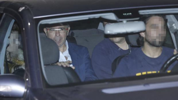 Francisco Granados, tras su detención, en octubre de 2014