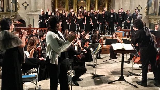 Una de las interpretaciones del Mesías a cargo de la Academia de la Semana de Música Religiosa de Cuenca