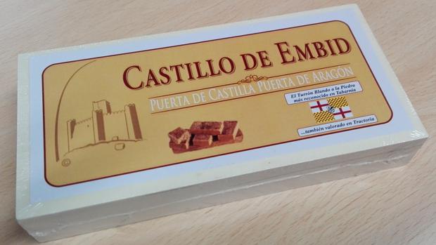 Imagen del «Turrón blando a la piedra más reconiocdo de Tabarnia»