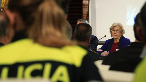 Carmena, en la presentación del Plan Director de la Policía Municipal