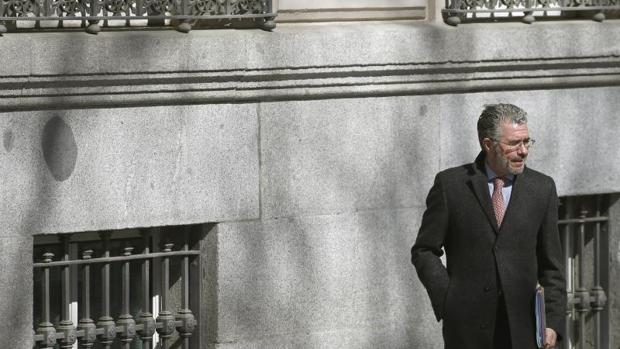 Granados, a su llegada a la Audiencia Nacional