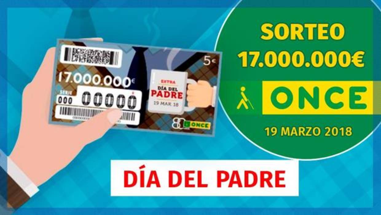 El sorteo de la ONCE del Día del Padre reparte 120.000 euros entre