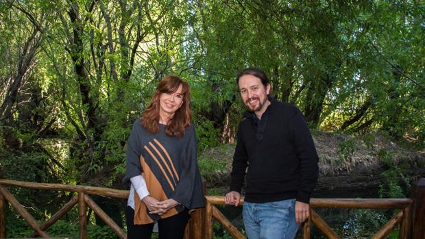 Cristina Fernández de Kirchner y Pablo Iglesias
