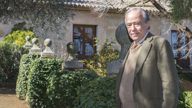 Marañon posa para ABC en el Cigarral de Menores