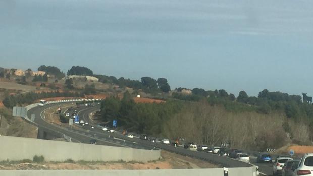 Tráfico en la A-3 en sentido Valencia
