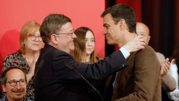 Imagen de Puig y Sánchez tomada este jueves