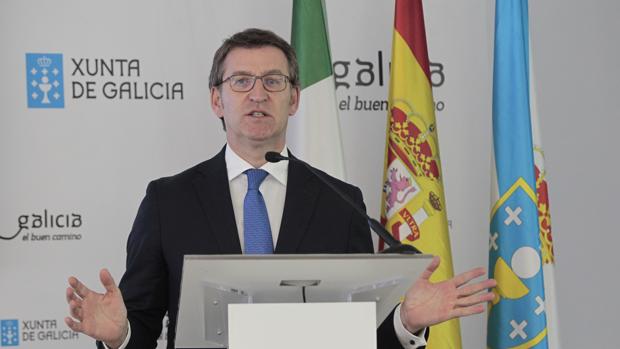 El presidente de la Xunta, Alberto Núñez Feijóo, durante su visita a México
