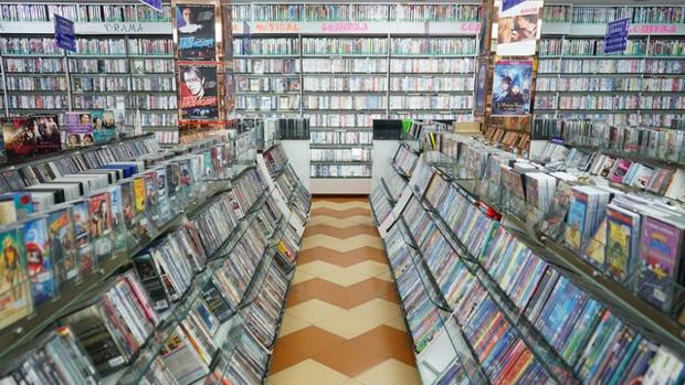 Interior de Video Instan, antes de su traslado a la calle Viladomat