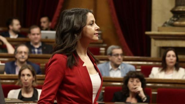 La líder de la oposición, hoy en el Parlament