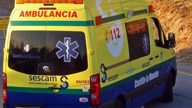 Ambulancia del Servicio de Salud de Castilla-La Mancha