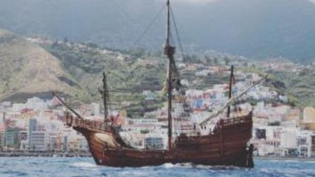 Imagen de la réplica de la Nao Santa María