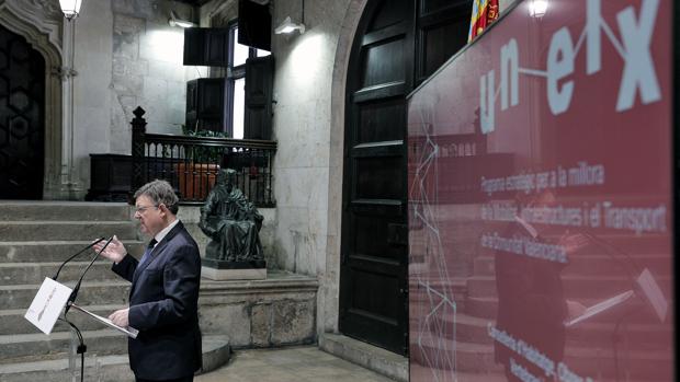 Imagen de Ximo Puig tomada este martes en Valencia