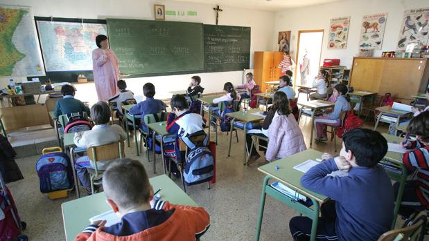 Imagen de una clase de religión de un centro concertado