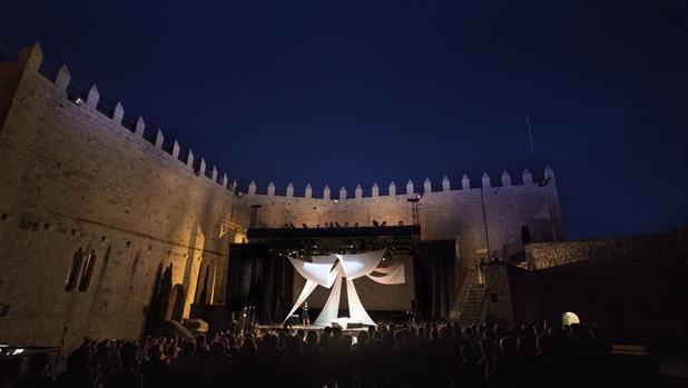 Imagen de una representación en el Castillo de Peñíscola