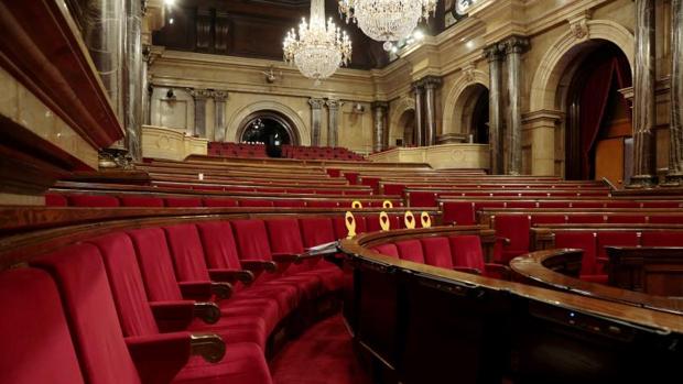 El parlamento autonómico catalán, vacío, en imagen de archivo