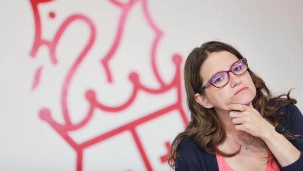 Mónica Olttra, este martes en una rueda de prensa