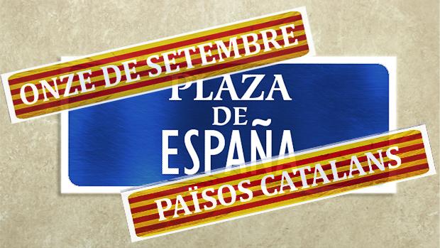 Cambios de nombres en las calles de Cataluña