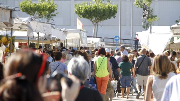 Mercadillo de Teulada, zona próxima a la que se ha encontrado el cadáver del hombre