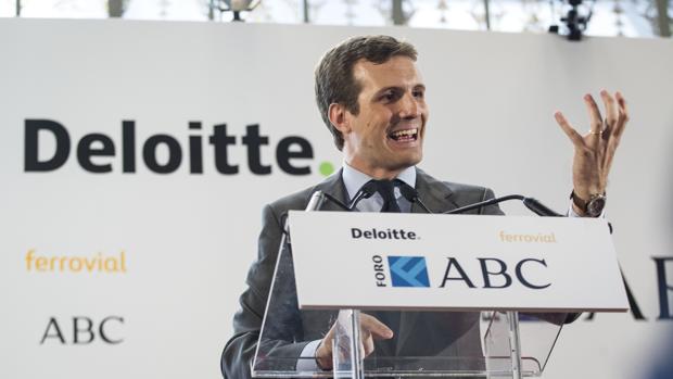 Pablo Casado, en el Foro ABC