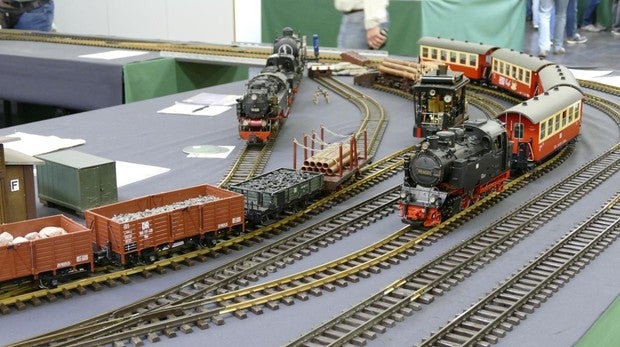 Una de las maquetas que se exhibirá en la primera exposición nacional de modelismo ferroviario en la Casa de Campo