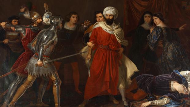 Episodio de la Conquista de Málaga, 1850