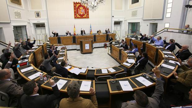 Reunión de la Comisión Provincial del Agua en la Diputación de Alicante, este viernes