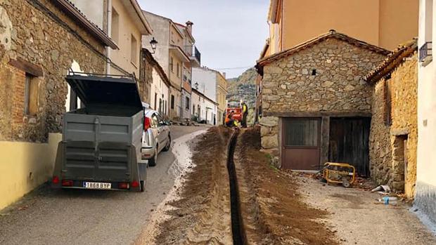 Obras para la renovación de la red de agua