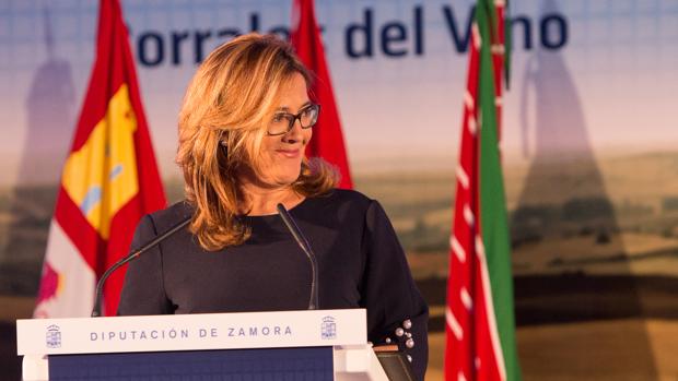 La presidenta de la Diputación de Zamora y candidata a la alcaldía de Zamora por el PP, Mayte Martín