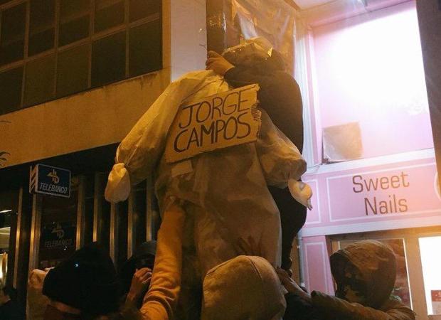 La imagen difundida por Arran en redes sociales