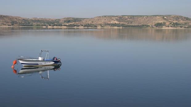 Imagen del embalse de Mequinenza (Zaragoza)