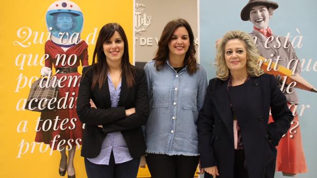 Sandra Gómez en la presentación de la plataforma