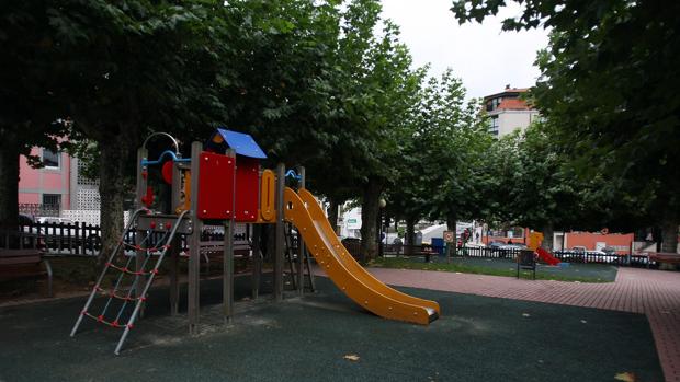 Parque vacío en la provincia de La Coruña