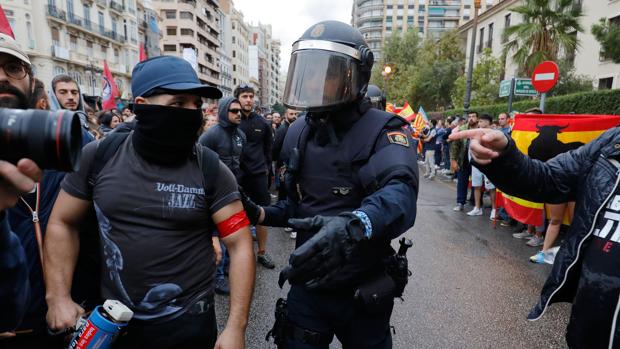 Manifestación el 9 de octubre de 2018 en Valencia