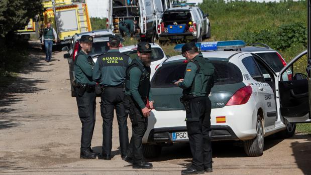 Un equipo de la Guardia Civil durante un operativo