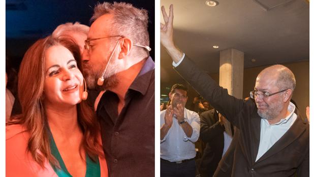 Silvia Clemente y Francisco Igea en los actos de fin de campaña de las primarias