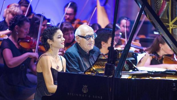 Michael Nyman, durante su último concierto en el ADDA de Alicante