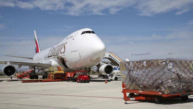 El tráfico de mercancías está aumentando en el Aeropuerto de Zaragoza a un ritmo de más del 105 interanual