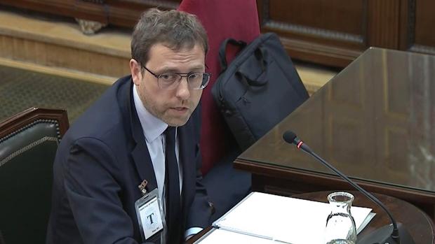 Alberto Royo durante su declaración