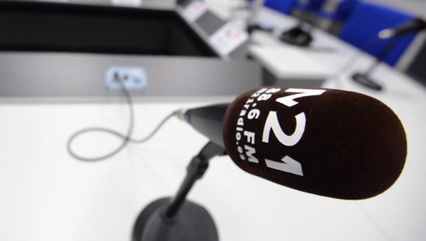 Estudio de la emisora de radio municipal M 21