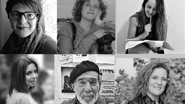 Los autores y la prologuista del libro