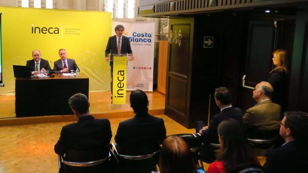 Un momento de la exposición de resultados del informe de Ineca