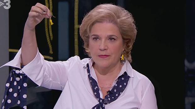 La tertuliana Pilar Rahola, una de las voces más influyentes del secesionismo, siempre tiene un altavoz en TV3
