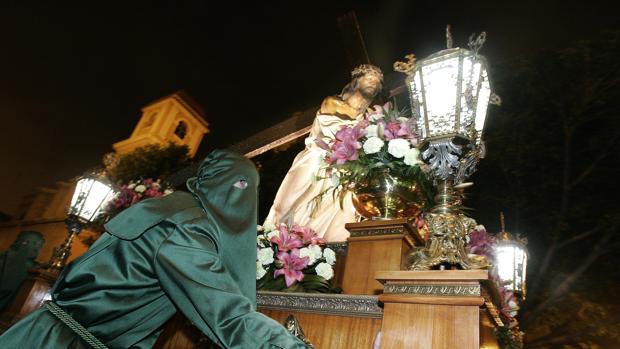 Imagen de uno de los pasos de la Semana Santa Marinera de Valencia