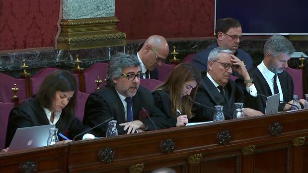 Las defensas, hoy en el juicio del «procés»