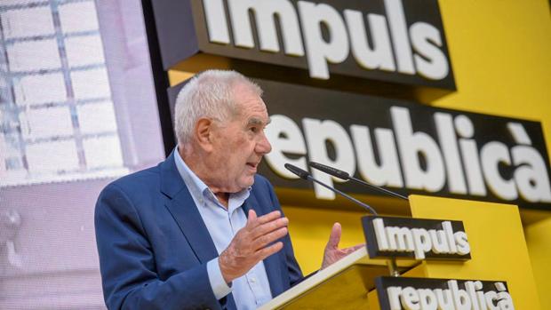 Maragall, en un acto de campaña