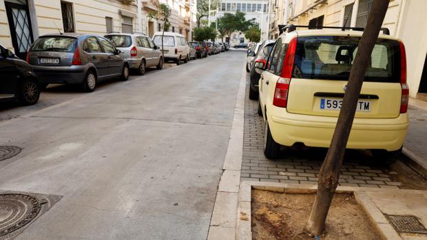 Calle en la que se produjo la pelea mortal el pasado 15 de mayo en el barrio del Cabanyal en Valencia