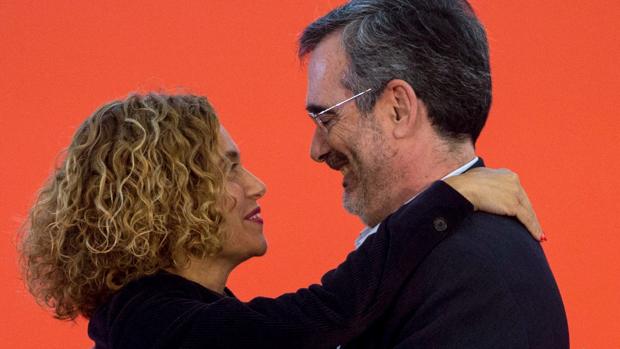 Batet felicita a Cruz en un acto del PSC este domingo en Barcelona