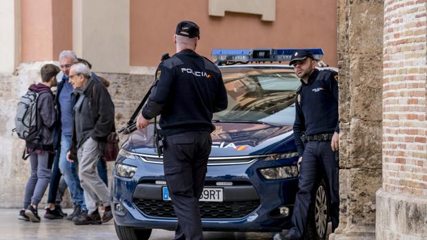 Imagen de archivo de la Policía Nacional en Valencia