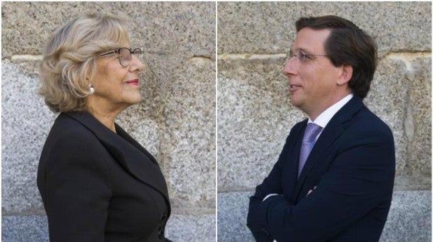 Carmena frente a Almeida