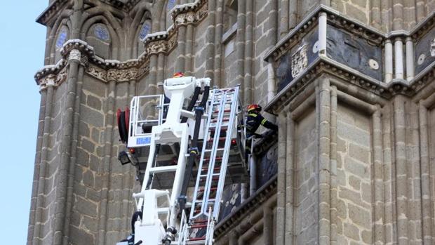 En octubre pasado la torre sufrió desprendimientos